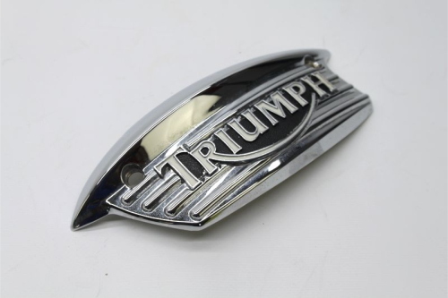 LOGO TRIUMPH SERBATOIO SINISTRO EMBLEMA FREGIO