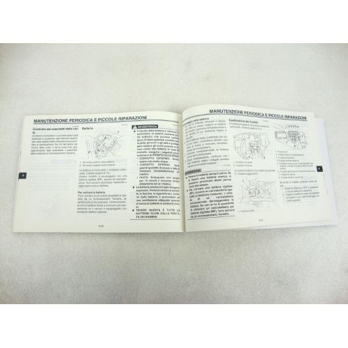 LIBRETTO MANUALE USO E MANUTENZIONE