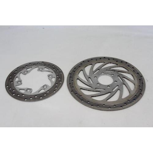FRONT REAR BRAKE DISCS