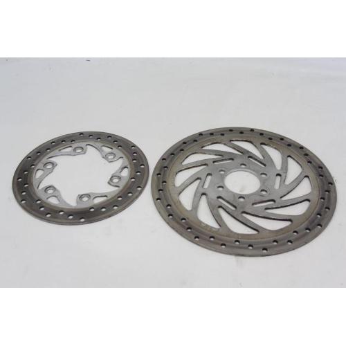 FRONT REAR BRAKE DISCS