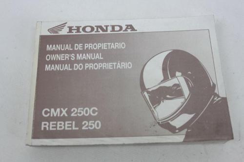 MANUALE USO E MANUTENZIONE HONDA CMX 250C REBEL 250