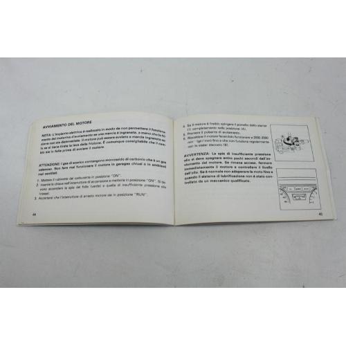 USE AND MAINTENANCE MANUAL
