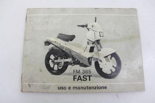 MANUALE USO E MANUTENZIONE FANTIC FAST 50