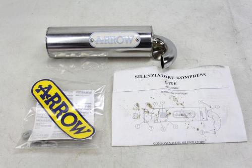 SILENZIATORE MARMITTA ARROW KOMPRESS LITE SCOOTER 20 MM 