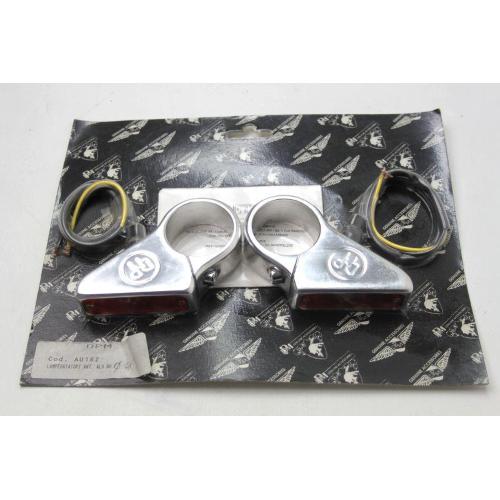 DPM ALUMINUM FRONT INDICATORS FOR 41 MM FORK STEMS CUSTOM MOTORCYCLE