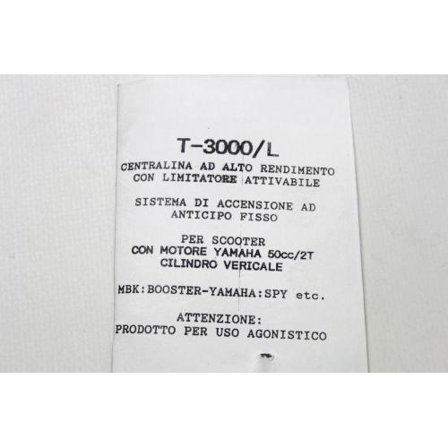 RACING CONTROL UNIT FIXED ADVANCE MANUAL LIMITER