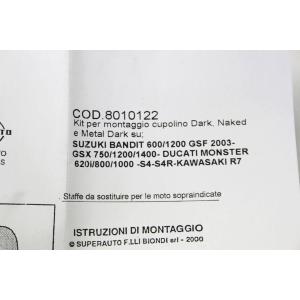 BIONDI DARK WINDSCREEN MOUNTING BRACKET KIT
